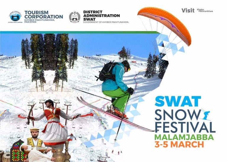 Malamjaba, sa rooza “Swat Snow Festival” ka aaghaaz ho gaya