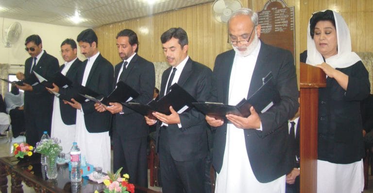 Oath Taking Ceremony at Swat Bar Association