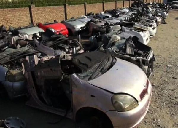 Mingora Police Initiates Operation Against a Workshop of Cut Vehicles
