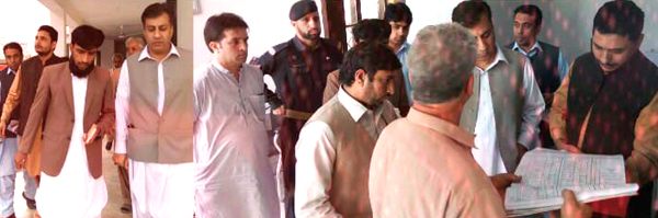 ڈی سی سوات کی ہدایت پر پٹوار خانوں کا اچانک دورہ