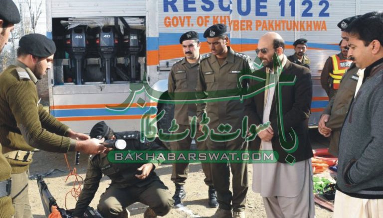 صوبائی سیکرٹری ریلیف اینڈ ری ہبیلی ٹیشن کا سوات کا دورہ