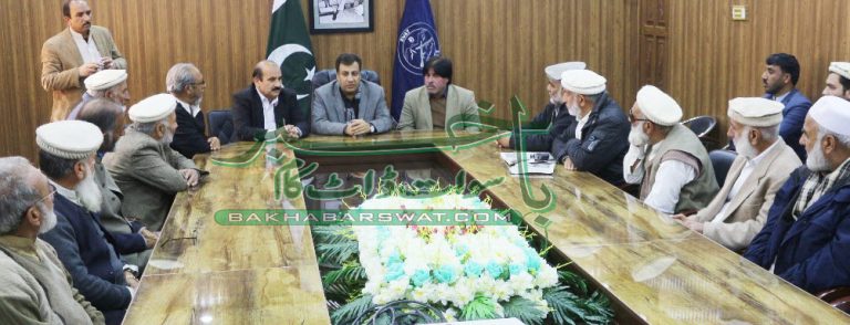 منگلور ہائی سکول زمین تنازعہ، عمائدین کی ڈی سی سوات سے ملاقات