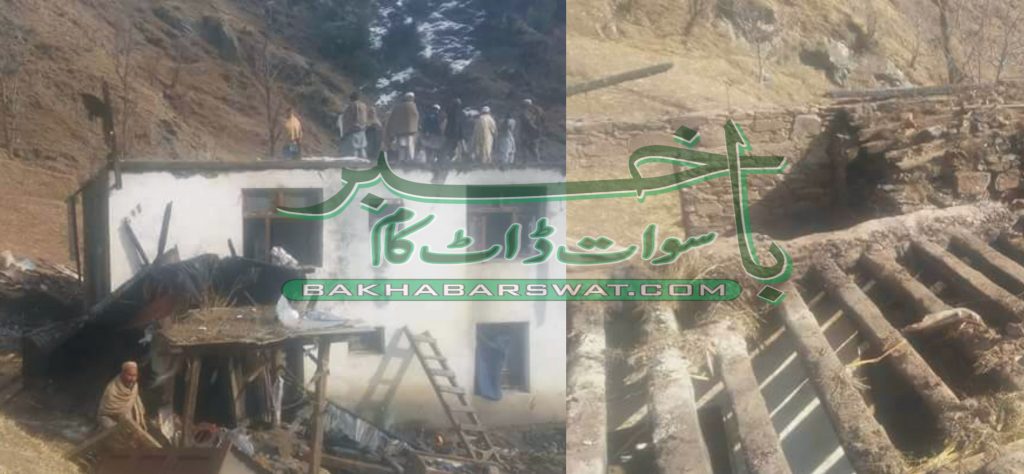 خوفناک آتشزدگی، مکان اور سامان جل کر راکھ