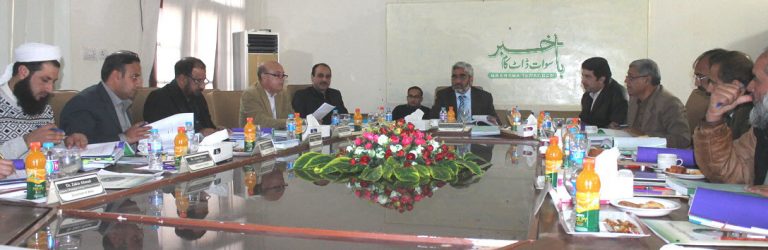 سوات یونیورسٹی ،سنڈیکیٹ کے چوبیسویں اجلاس کا انعقاد
