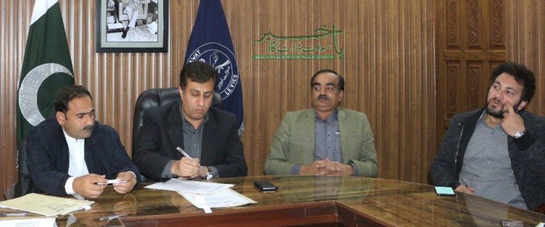 ڈپٹی کمشنر سوات کی زیر صدارت بیوٹی فیکیشن بارے اجلاس