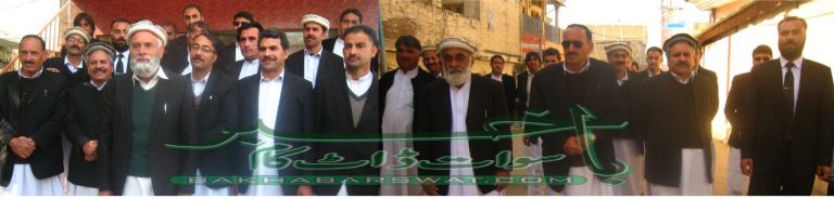 خوازہ خیلہ بار کا پولیس گردی کے خلاف احتجاجی واک