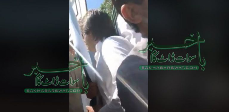 پاکستانی پرچم کے ساتھ جانے والا نوجوان جلسہ کے گیٹ پر روک دیا گیا