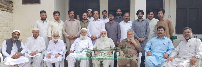 مدِ خیل میاں گان کا عام انتخابات میں اپنے امیدوار کی حمایت کا اعلان