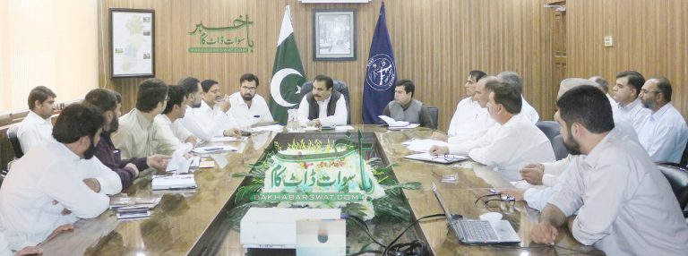 انتخابات بارے ڈی سی سوات اورڈی ایم او کی زیرصدارت اجلاس منعقد 