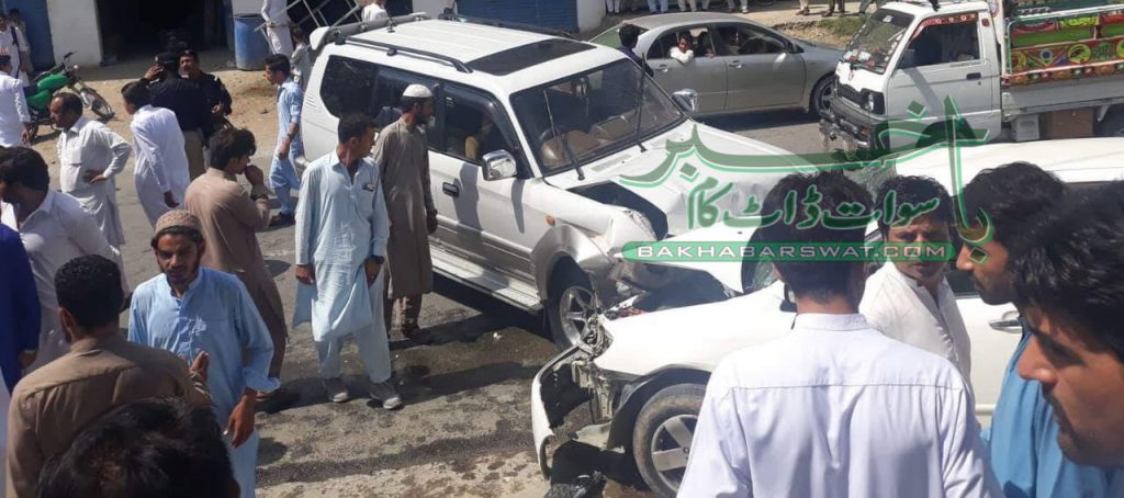 جیپ اور موٹر کار میں تصادم، سات افراد زخمی