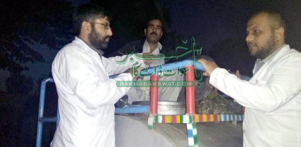 کے پی فوڈ سیفٹی اینڈ حلال فوڈ اتھارٹی نے مضر صحت دودھ بھرا ٹینکر دھر لیا