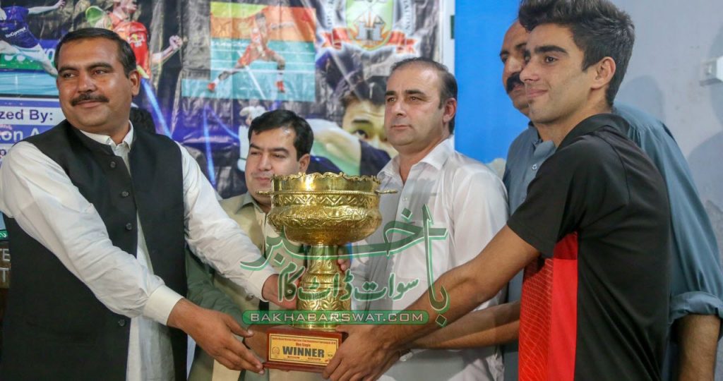 سوات سپورٹس بورڈ ڈسٹرکٹ بیڈ منٹن ٹورنامنٹ اختتام پذیر