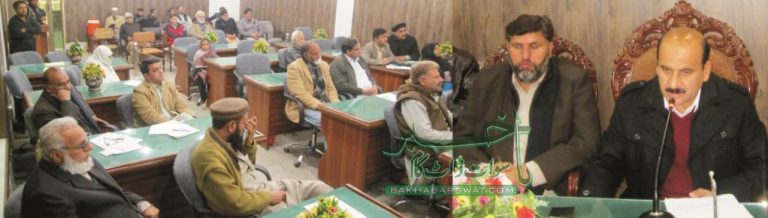 تحصیل ناظم اکرام خان کے زیر صدارت تحصیل کونسل بابوزئی کا اجلاس منعقد