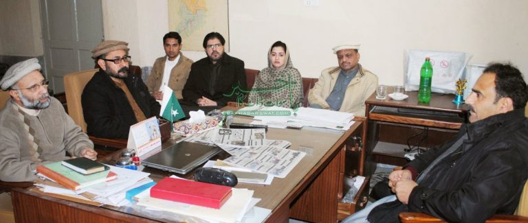 ڈیڈک چیئرمین فضل حکیم خان کا ریجنل انفارمیشن آفس سوات کا دورہ