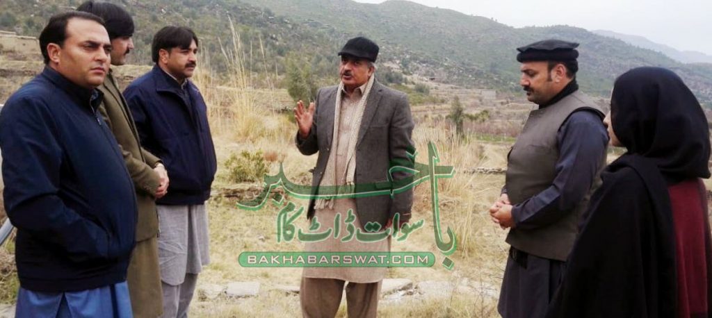 صوبائی سیکرٹری ہاؤسنگ کا ملکی دم میں ہاؤسنگ سوسائٹی کی مجوزہ جگہ کا معائنہ