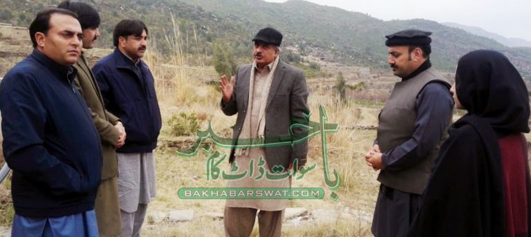 صوبائی سیکرٹری ہاؤسنگ کا ملکی دم میں ہاؤسنگ سوسائٹی کی مجوزہ جگہ کا معائنہ