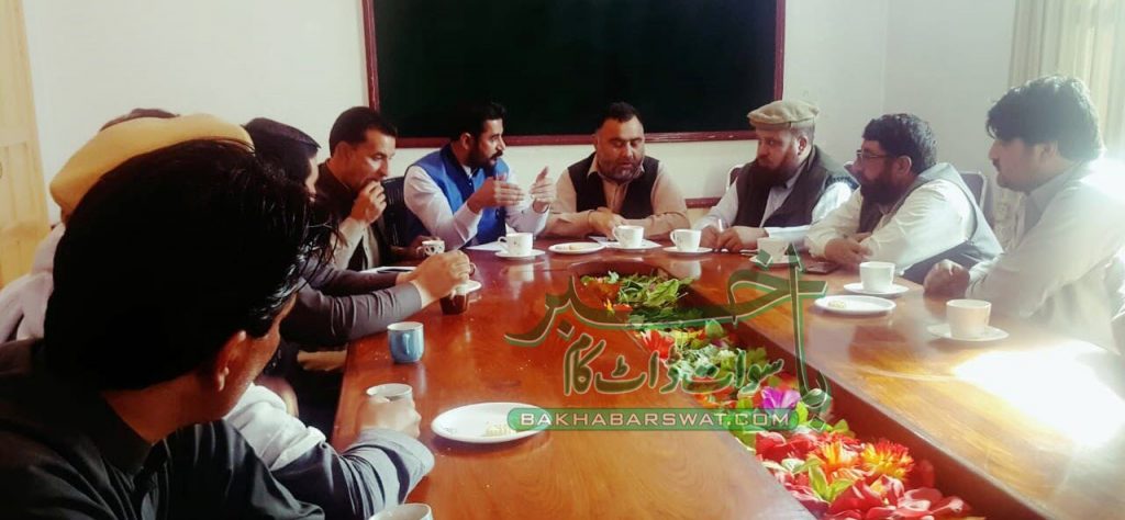 تنظیم شہری دفاع سوات کے سینئر وارڈنز اور پوسٹ وارڈنز کا اہم اجلاس