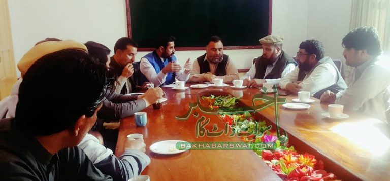 تنظیم شہری دفاع سوات کے سینئر وارڈنز اور پوسٹ وارڈنز کا اہم اجلاس