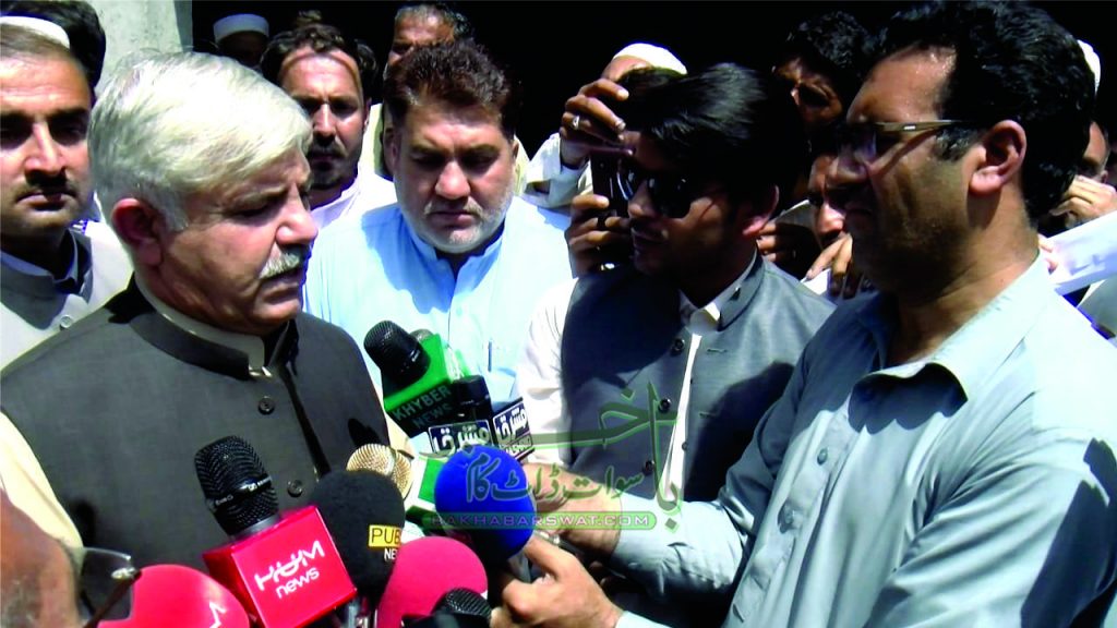 وزیر اعلیٰ خیبر پختون خوا محمود خان جمعرات کو سوات کا دورہ کریں گے