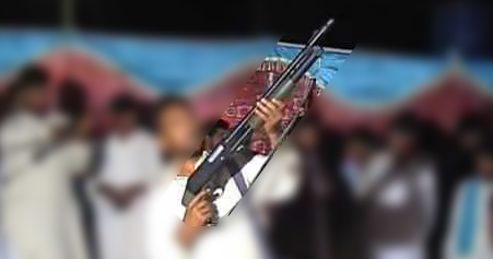 مینگورہ، چاند رات پر شدید ہوائی فائرنگ کا مظاہرہ