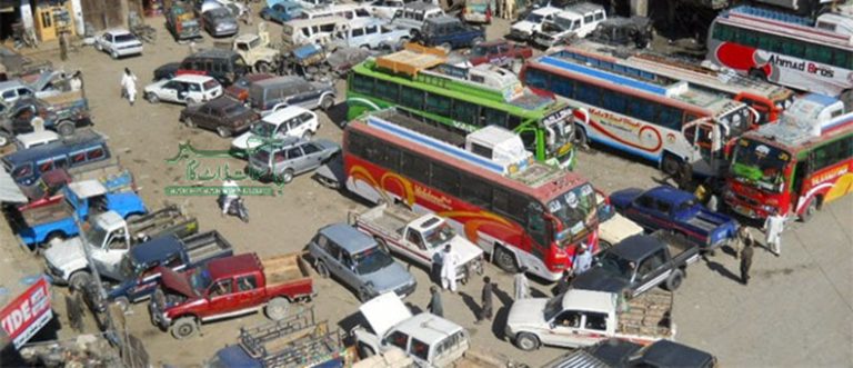 آل سوات بکسہ اینڈ فلائنگ کوچ یونین کی پہیہ جام ہڑتال
