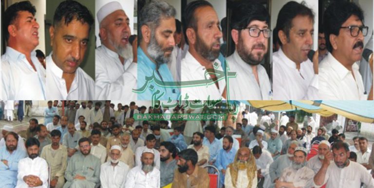 پیرامیڈیکس کا مظاہرہ، ڈسٹرکٹ ہیڈ کوارٹر ہسپتال کی حیثیت برقرار رکھنے کا مطالبہ