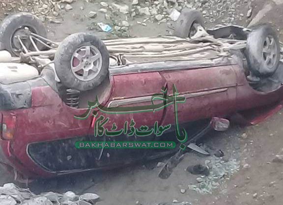 کیدام، جیپ کھائی میں گرنے سے چار افراد زخمی