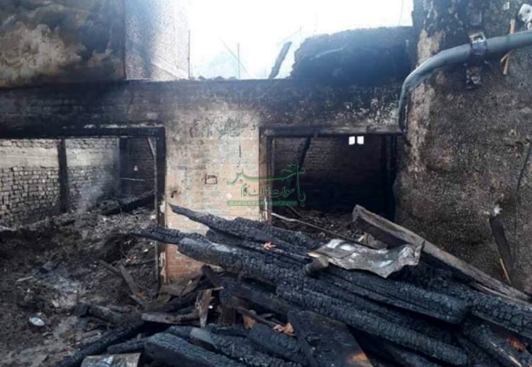 مٹہ گوالیرئی، نامعلوم افراد کے ہاتھوں مکان خاکستر، لاکھوں کا نقصان