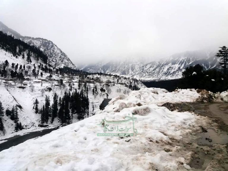 سوات، بارش و برف باری کے بعد سردی میں مزید اضافہ