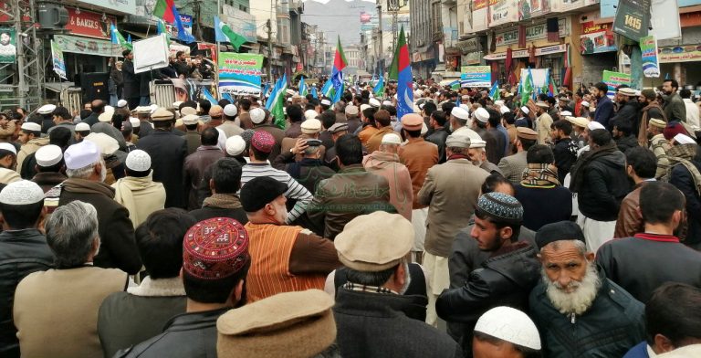سوات میں بھی کشمیریوں سے اظہارِ یکجہتی کے لیے تقاریب کا اہتمام