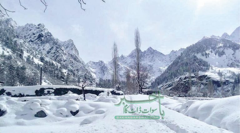 سوات، مارچ کے مہینے میں برف باری کا بیس سالہ ریکارڈ ٹوٹ گیا