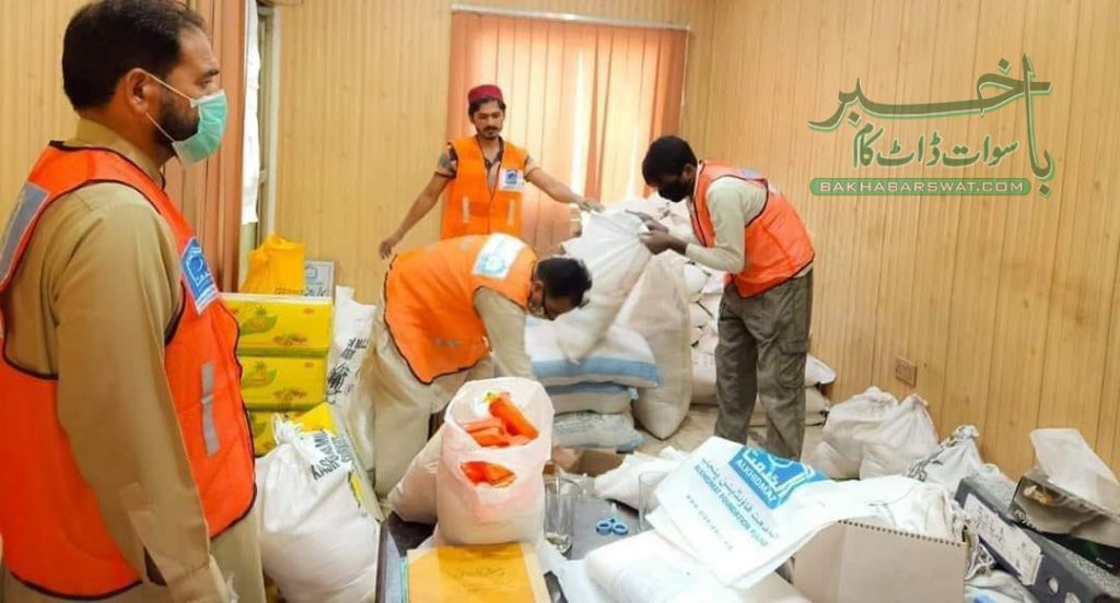 الخدمت فاؤنڈیشن سوات کی جانب سے ہزاروں خاندانوں میں راشن تقسیم