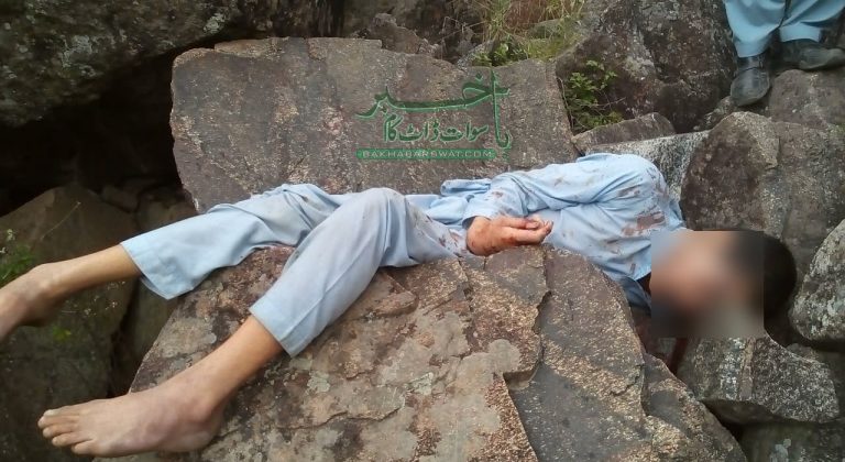 مدین،پہاڑی سے لڑکے کی لاش برآمد