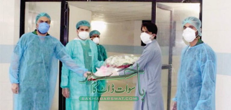 سوات،کرونا وائرس کا پہلا مریض صحت یاب، ہسپتال سے فارغ