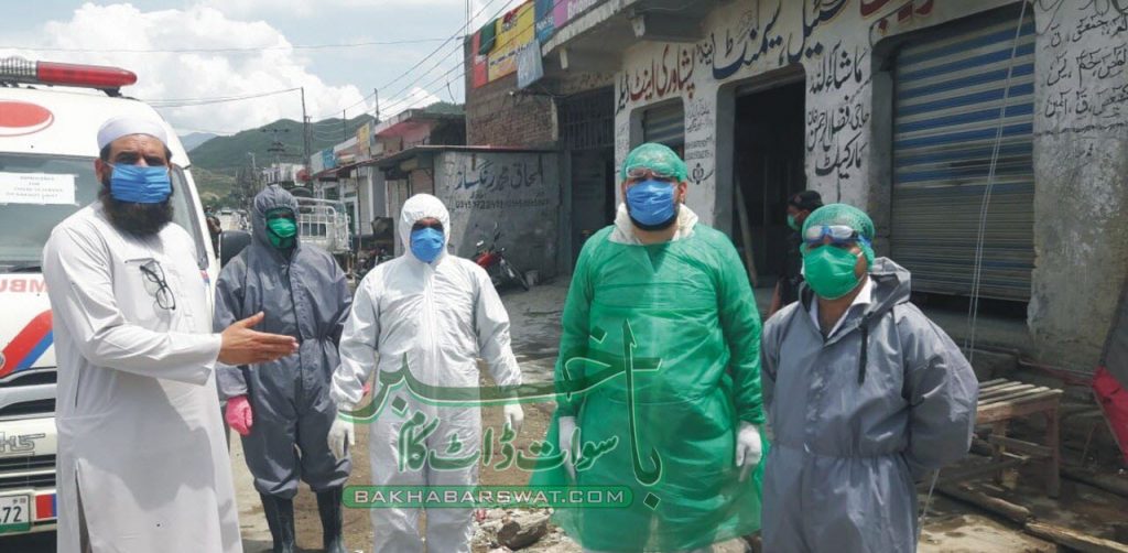صوبائی وزیر ڈاکٹر امجد کا قرنطینہ کئے گئے علاقوں کا دورہ کیا