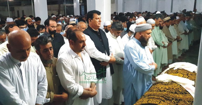 سابق چیئرمین بلدیہ ملک بیرم خان سپرد خاک