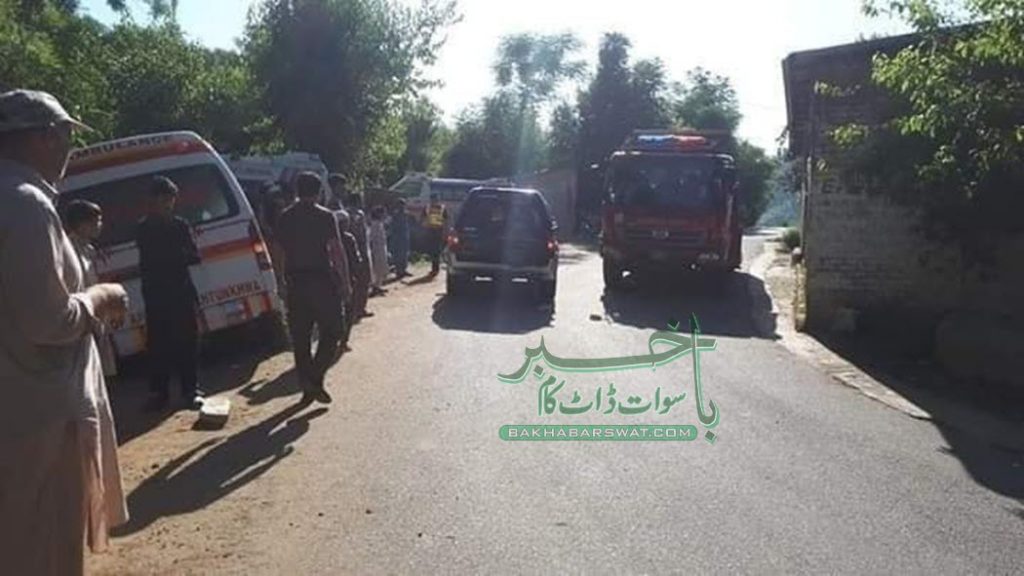 سوات، ریسکیو 1122 کی گاڑی کو حادثہ،بیمار خاتون جاں بحق