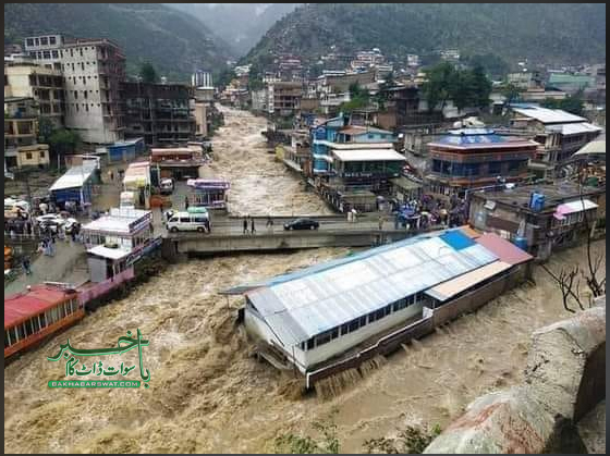 دریائے سوات میں پانی کا اخراج تیز، بڑے سیلاب کا خطرہ ٹل گیا