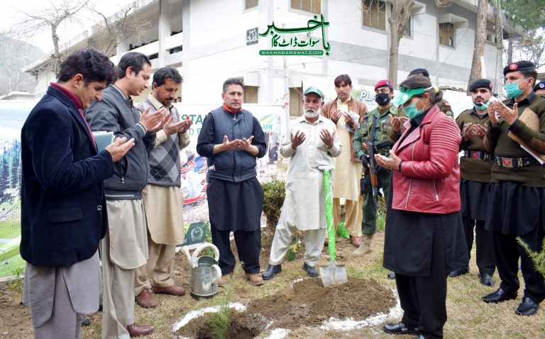 ایف سی کیمپ کانجو میں شجر کاری مہم کا آغاز