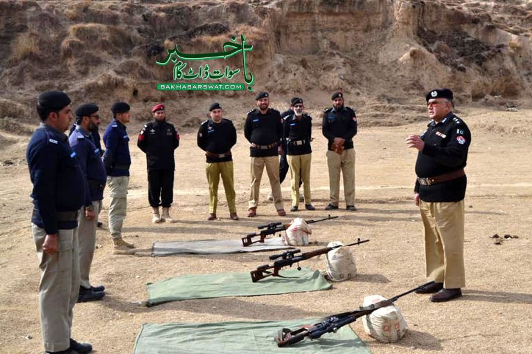 سوات پولیس کا بھاری ہتھیاروں کے استعمال کا کورس شروع ہوگیا