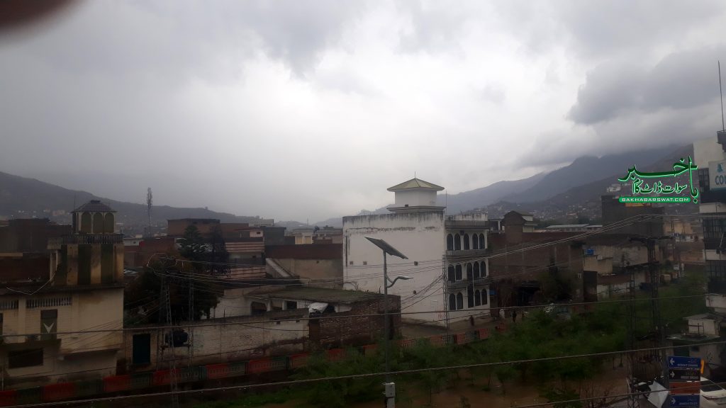 سوات، بارانِ رحمت سے شدید گرمی کا زور ٹوٹ گیا