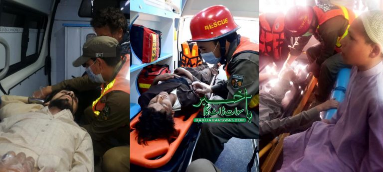 سوات، مختلف ٹریفک حادثات میں 7 افراد زخمی