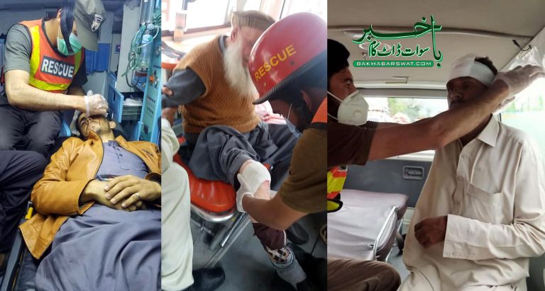 سوات، ٹریفک کے مختلف حادثات کے دوران 15 افراد زخمی