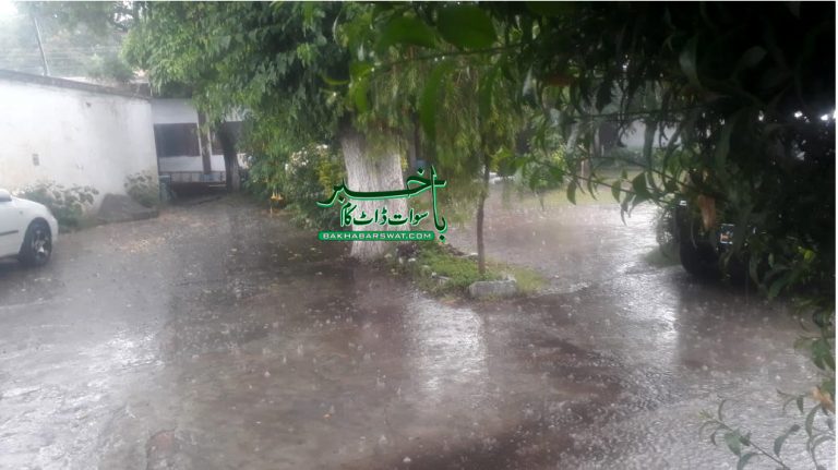سوات، مون سون کی بارشوں کا سلسلہ جاری، موسم خوشگوار