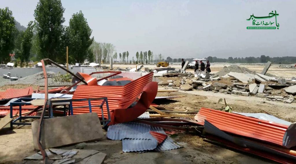 سوات، دریاکو غیر قانونی تعمیرات و تجاوزات سے پاک کیا جائے گا، اے سی بابوزئی