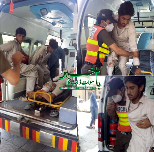 سوات، ٹریفک کے دو حادثات میں 10 افراد زخمی