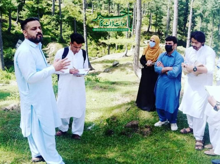 سوات یونیورسٹی،شعبہئ فارسٹری کے طلبہ وطالبات کا ملم جبہ کا یک روزہ دورہ