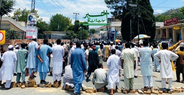 سوات، ویکسین کی عدم دستیابی پر اوورسیز پاکستانیوں کا سیدو شریف میں احتجاج