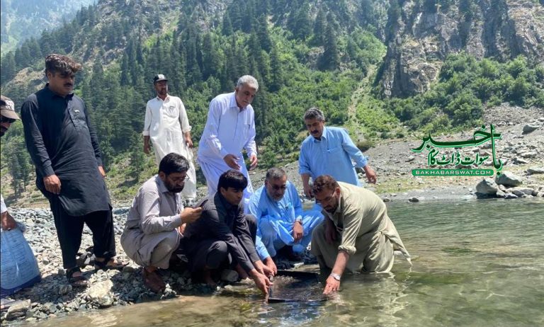 دریائے سوات میں براؤن ٹراؤٹ کے انڈے چھوڑے گئے، ریاض علی خان