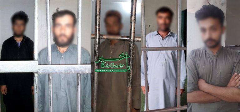 سوات، ڈی پی اوکی ہدایت پر کارروائی، بھاری مقدار میں منشیات برآمد، ملزمان گرفتار
